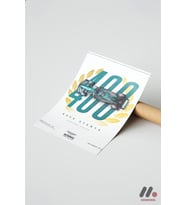 400 Yarış Başlangıcı Anma Afişi, Çerçevesiz Yüksek Kalite Duvar Afişi - Oto Severlere