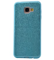 Samsung Galaxy A5 2017 Uyumlu Kılıf Zore Shining Silikon (Mavi)