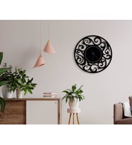 BK Gift Dekoratif 45cm Ahşap Duvar Saati-115