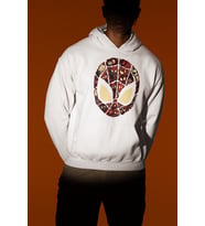 Tasarım Spider-Man Maske Baskılı Unisex Oversize Marvel Hoodie