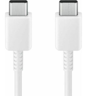 EP-DX310 USB Type-C - USB Type-C kablo, veri kablosu, şarj kablosu, 1,8 m, 3 A, beyaz