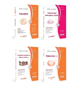Egem Eğitim Yayınları Güncel (aöf) Felsefe 2.sinif 3.dön Tüm Dersler (güz) (Çok Renkli)