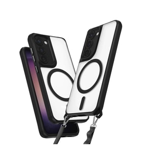 Galaxy S23 Kılıf Enka Magsafe Silikon Kılıf - Siyah