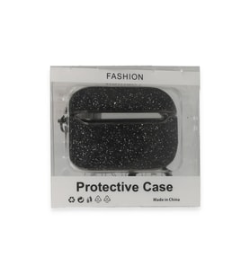 Apple Airpods Pro (1.nesil) Spell Simli Kılıf - Siyah