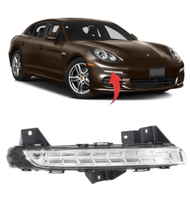 Porsche Panamera Sağ Sis Farı Gündüz Ledi 2014-2017 97063108252