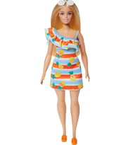 Barbie Okyanus Bebeğini Seviyor, Çiçekli Sundress Ve Aksesuarlarla Sarışın, Bebek Ve Geri Dönüşümlü (Çok Renkli)