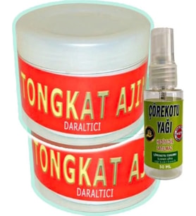 Tongkat Ajimat Madura 2 Adet 100 ml + Yanında 30 ml Çörek Otu Yağı