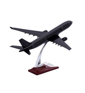 Zekupp - Maket Uçak - Airbus A330-300 1/200 - SİYAH ÖZEL TASARIM Model Uçak