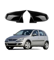 Opel Corsa C 2001-2007 Uyumlu Batman Parlak Siyah Ayna Kapağı
