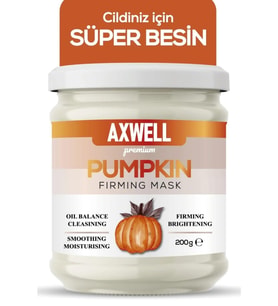 AXWELL Premium Pumpkin Firming Mask (Oil Balance Cleasining-Smoothing Moisturising-Firming Brightening) 200g