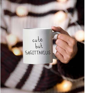 Cute But Sagittarius Yay Burcu Hediye Kupa Bardak