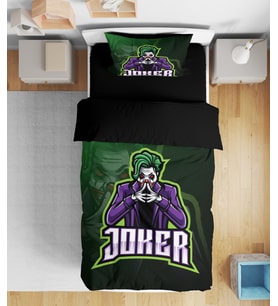 Erayshome Hediyelik Joker 3D Tek Kişilik Nevresim Takımı