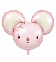 Pembe Fare Folyo Balon