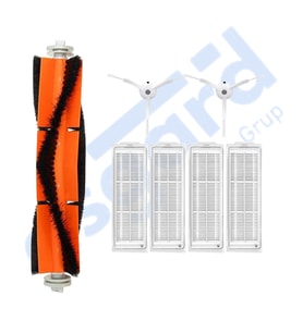 Xiaomi Mop 2 Pro (MJST1SHW) -Mop 2 Lite Uyumlu 1 Ana Fırça 2 Yan Fırça 4 Filtre PKT-iasgf0000364