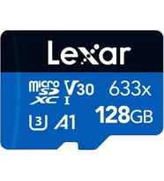 LEXAR 128GB LMS0633128G-BNAAA LEXAR 633X 128GB MICRO SD CARD MICROSDXC UHS I CARD SD ADAPTER UP TO 100MB S READ