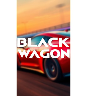 Black Wagon 20x8 Jdm Yazı Araba-motosiklet Cam Etiket Sticker Beyaz Renk