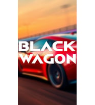 Black Wagon 20x8 Jdm Yazı Araba-motosiklet Cam Etiket Sticker Beyaz Renk