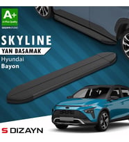 S-Dizayn Hyundai Bayon Skyline Siyah Yan Basamak 173 Cm 2021-2024 A+ Kalite