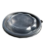 Şeffaf Kapaklı Sıcak Soğuk Isıya Dayanıklı Yemek Salata Kabı 500 Gr. - Yuvarlak - 18 Cm. - 30 Adet