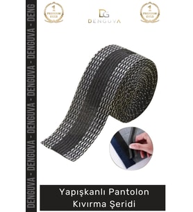 #PantolonKıvırma Polyester Esnek Dayanıklı Pratik Dikişsiz Paça Onarım Yapışkanlı Pantolon Kıvırma Ş