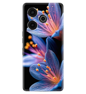 Pova 6 Pro (LI9) Kılıf Boutique Baskılı Resimli Rekli Çiçekler Pcode -015