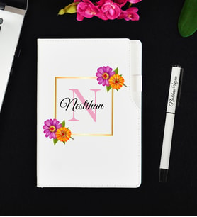 İş Arkadaşına Hediye Kişiye Özel Defter ve Roller Kalem Hediye Seti