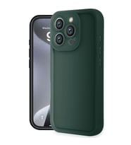 Apple İphone 16 Pro Max Kılıf Viera Silikon - Koyu Yeşil