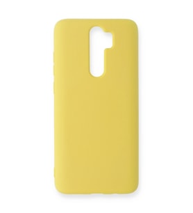 Xiaomi Redmi Note 8 Pro Kılıf Nano İçi Kadife Silikon - Sarı