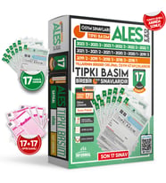 2024 ALES ÖSYM Tıpkı Basım Deneme Paketi 17li Türkiye Geneli Çözümlü Çıkmış Soru (Beyaz)