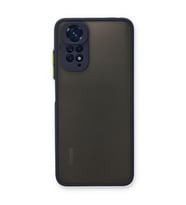 Xiaomi Redmi Note 11 Kılıf Montreal Silikon Kapak - Lacivert
