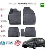 COROLLA ARACA ÖZEL 3D PASPAS 2013 2014 2015 2016 2017 2018