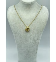 Çelik Gold Açılan Kalp Kolye - 25-ctr152