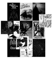 Orora Gothic Grunge Gotik Punk Poster Duvar Kağıdı Seti-12li-230g-A5