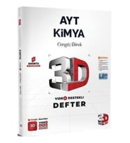 3D AYT Kimya Defter Video Destekli