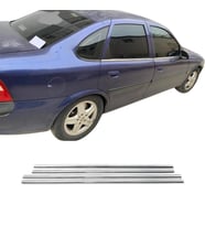 Opel Vectra B Krom Cam Çıtası 4Parça 1995-2003 Arası P.Çelik