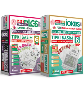 2024 8.Sınıf MEB LGS-İOKBS Çıkmış Soru Tıpkı Basım 12li Türkiye Geneli Dijital Ç