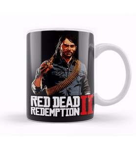 Red Dead Redemption  John Marston Kupa Bardak Porselen