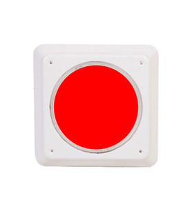 Slim Flat kare Sıva üstü Led Havuz Aydınlatma Ampülü lamba Kırmızı 230mm x H33mm 30W