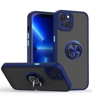 Coverzone iPhone 12 Pro Max ile uyumlu K?l?f Thunder Hux Y�z�kl� Kapak ??k ve Dekoratif Model Stand Olabilen 360� D�nebilen Y�z�k Aparat? Kamera Korumal? Thunder Hux Kapak