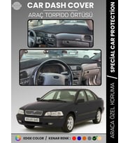 VOLVO S40 (1996-2002) Torpido Örtüsü Ön Göğüs Koruma Torpido Koruma Tam Uyum Araca Özel UV Koruma