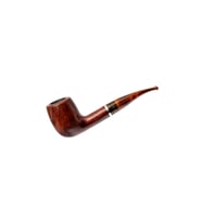 Premium 9mm Filtreli Akrilik Saplı Pipo, Classic Brown Renk
