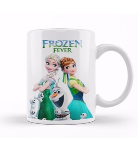 Elsa Anna Frozen Fever Olaf Kupa Bardak Porselen