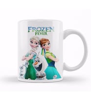 Elsa Anna Frozen Fever Olaf Kupa Bardak Porselen
