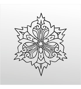 Folyo Sticker Çiçek Deseni ADKPQUY337 200cm Uzunluk (Karışık)
