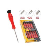 Torx-düz-yıldız Saatçi Klemens Tornavida Seti 10 Parça
