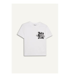 Defacto Baskılı Beyaz Erkek Çocuk T-Shirt G7468A8/WT34