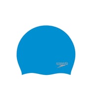 Speedo Moulded Silc Cap Au Blue/Silver Çocuk Bonesi 8-70984D437 Mavi