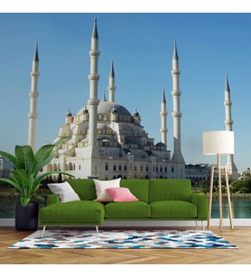 Adana Sabancı Merkez Camii Manzaralı Duvar Kağıdı