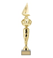 ODAK KUPA - Figürlü Kupalar - Yelken Figürlü Kupalar FG-075 A - 57 cm