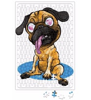 Pug Love Puzzle 240 Parça Yapboz